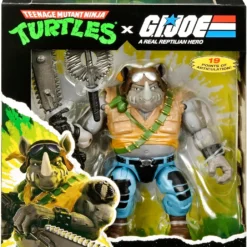 Teenage Mutant Ninja Turtles x G.I. Joe Crossover Classics Action Figure Rocksteady x Dreadnok Buzzer 12 cm 14 Teenage Mutant Ninja Turtles x G.I. Joe Crossover Classics Action Figure Rocksteady x Dreadnok Buzzer 12 cm