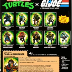 Teenage Mutant Ninja Turtles x G.I. Joe Crossover Classics Action Figure Shredder x Cobra Commander 12 cm 15 Teenage Mutant Ninja Turtles x G.I. Joe Crossover Classics Action Figure Shredder x Cobra Commander 12 cm
