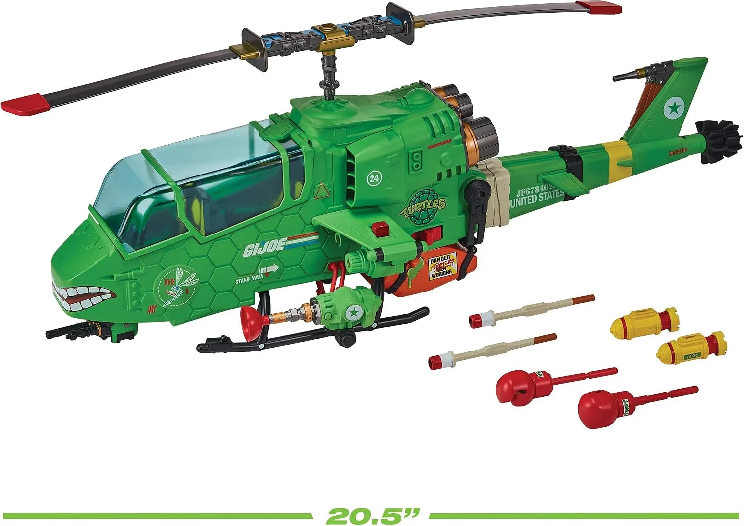 Teenage Mutant Ninja Turtles x G.I. Joe Crossover Classics Kjøretøy Turtle-Fly Copter 8 Teenage Mutant Ninja Turtles x G.I. Joe Crossover Classics Kjøretøy Turtle-Fly Copter
