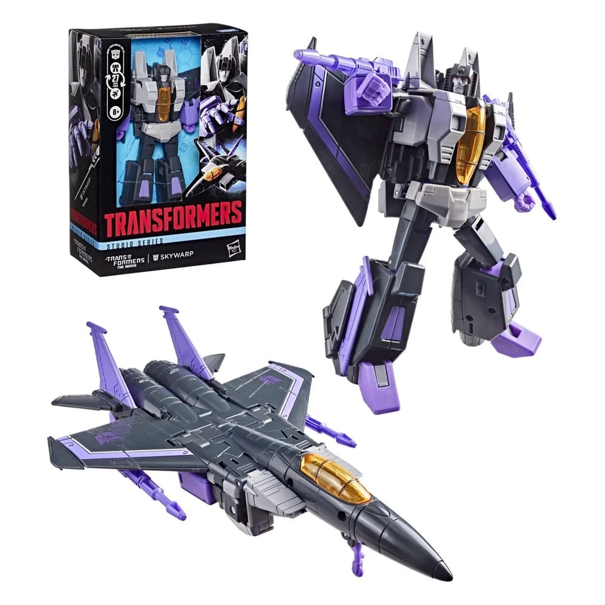 The Transformers: The Movie Studio Series Voyager Class Action Figure Skywarp 17 cm 1 The Transformers: The Movie Studio Series Voyager Class Action Figure Skywarp 17 cm