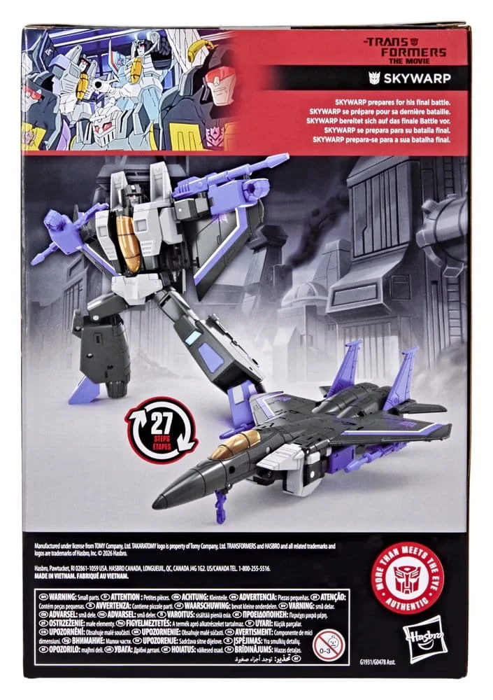 The Transformers: The Movie Studio Series Voyager Class Action Figure Skywarp 17 cm 5 The Transformers: The Movie Studio Series Voyager Class Action Figure Skywarp 17 cm