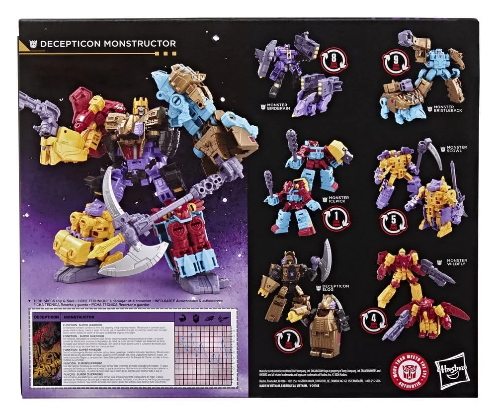 Transformers Age of the Primes Action Figure Decepticon Monstructor 17 cm 6 Hasbro Transformers Age of the Primes Action Figure Decepticon Monstructor 17 cm bilde 2