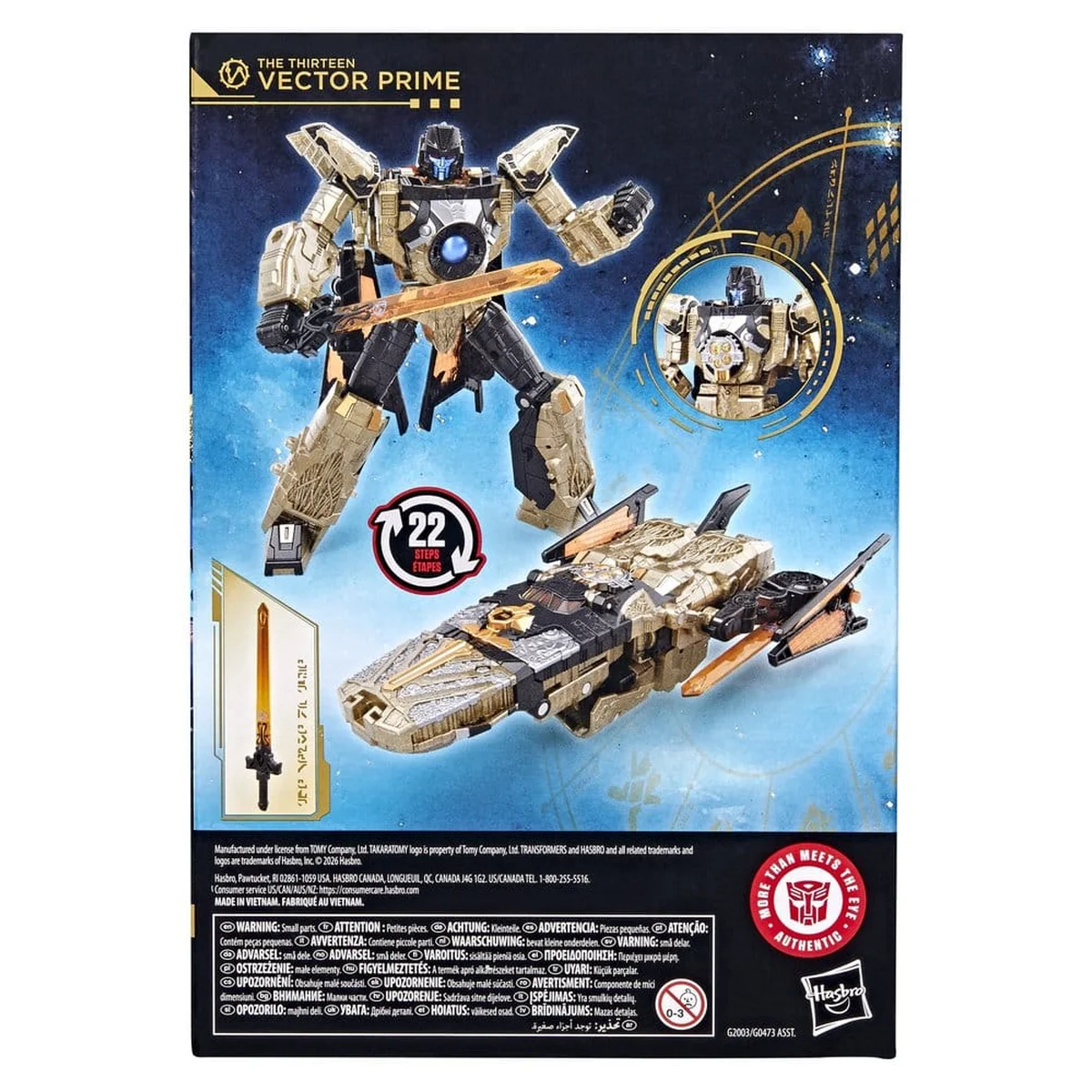Transformers Age of the Primes Voyager Class Action Figure The Thirteen Vector Prime 18 cm 2 Hasbro Transformers Age of the Primes Voyager Class Action Figure The Thirteen Vector Prime 18 cm bilde 2