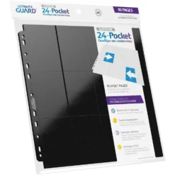 Ultimate Guard Ultimate Guard 24-Pocket QuadRow Pages Side-Loading (10) - Black bilde 3