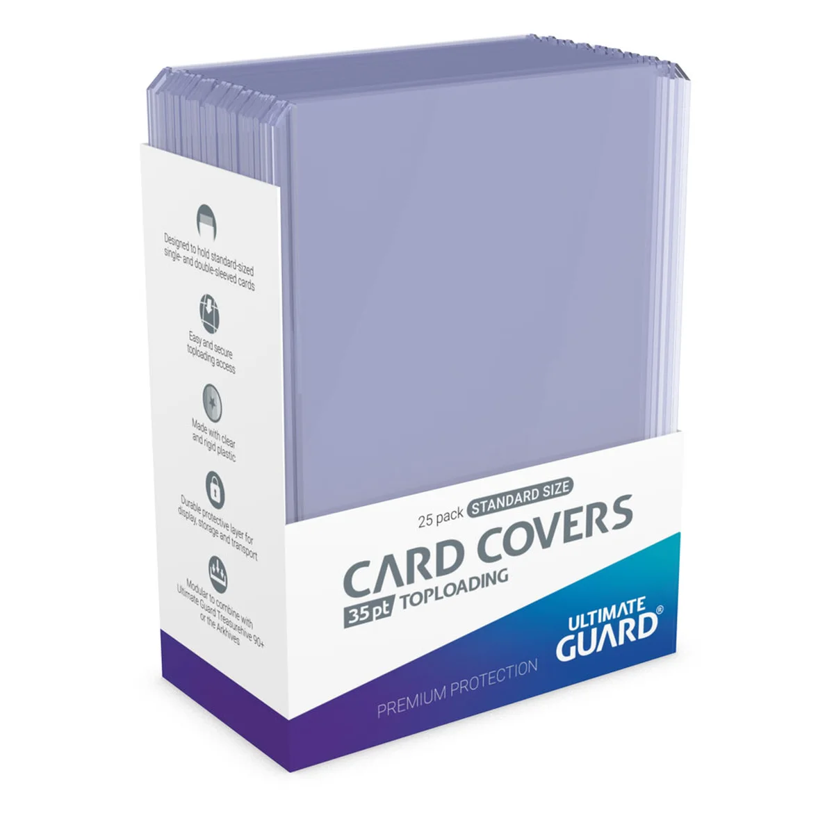 Ultimate Guard Card Covers Toploading (25) - 35 pt 1 Ultimate Guard Ultimate Guard Card Covers Toploading (25) - 35 pt