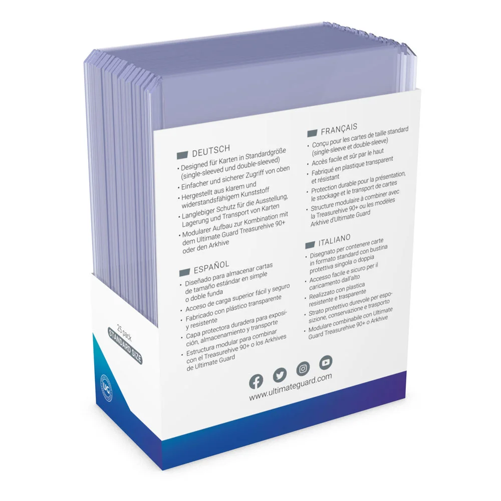 Ultimate Guard Card Covers Toploading (25) - 35 pt 8 Ultimate Guard Ultimate Guard Card Covers Toploading (25) - 35 pt bilde 8