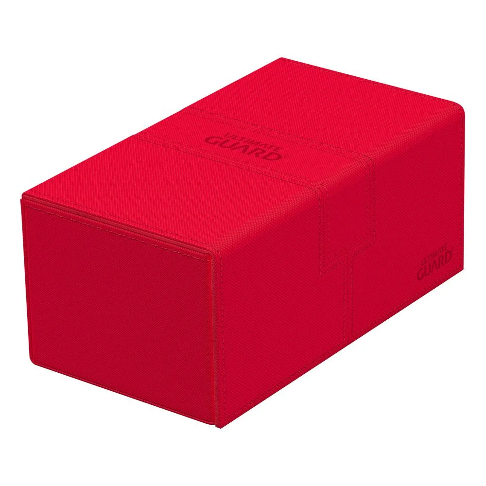 Ultimate Guard Twin Flip'n'Tray 200+ Xenoskin - Red 1 Ultimate Guard Ultimate Guard Twin Flip'n'Tray 200+ Xenoskin - Red