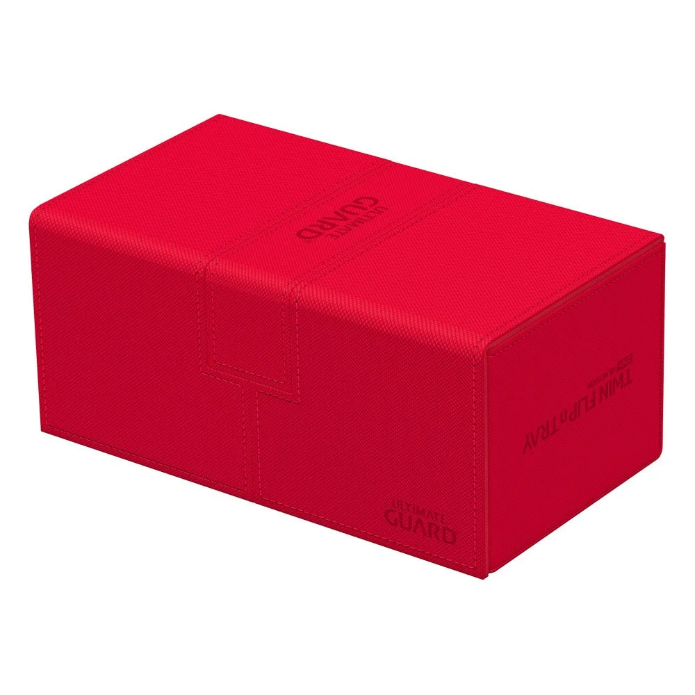 Ultimate Guard Twin Flip'n'Tray 200+ Xenoskin - Red 2 Ultimate Guard Ultimate Guard Twin Flip'n'Tray 200+ Xenoskin - Red bilde 2