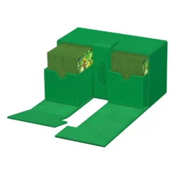 Ultimate Guard Twin Flip'n'Tray 200+ Xenoskin - Green 14 Ultimate Guard Ultimate Guard Twin Flip'n'Tray 200+ Xenoskin - Green bilde 7