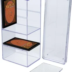 Ultra Pro Four Compartment Card Box - Gjennomsiktig kortoppbevaring med 4 rom