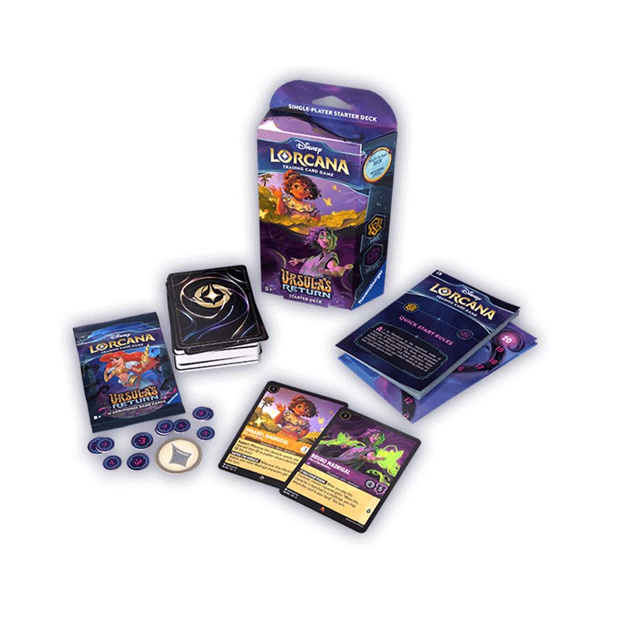 Disney Lorcana: Ursula's Return Starter Deck Amber & Amethyst 2 Disney Lorcana: Ursula's Return Starter Deck Amber & Amethyst - Bilde 2