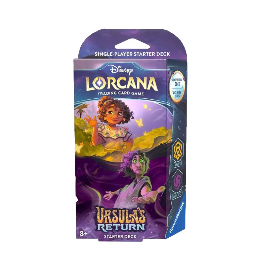 Disney Lorcana: Ursula's Return Starter Deck Amber & Amethyst 1 Disney Lorcana: Ursula's Return Starter Deck Amber & Amethyst