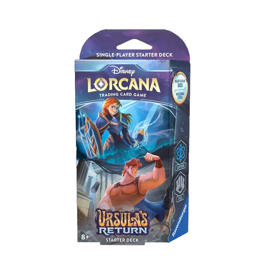 Disney Lorcana: Ursula's Return Starter Deck Sapphire & Steel 1 Disney Lorcana: Ursula's Return Starter Deck Sapphire & Steel