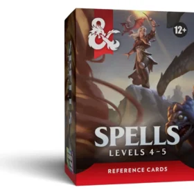 Wizards of the Coast Dungeons & Dragons RPG Reference Cards: Spells (Levels 4-5) *English Version*