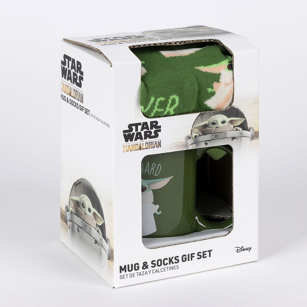Star Wars: The Mandalorian Mug & Socks Set Grogu 40-46 5 Star Wars: The Mandalorian Mug & Socks Set Grogu 40-46 - Bilde 5