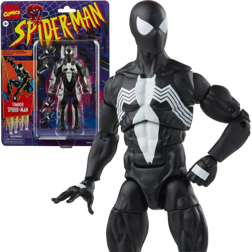 Marvel Legends - Spider-man Retro Collection - Symbiote Spider-man 1 Marvel Legends - Spider-man Retro Collection - Symbiote Spider-man