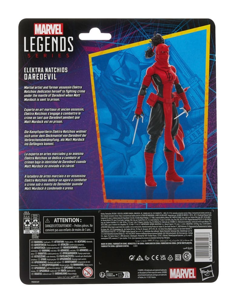 Spider-Man Marvel Legends Retro Collection Actionfigur Elektra Natchios Daredevil 15 cm 11 Spider-Man Marvel Legends Retro Collection Actionfigur Elektra Natchios Daredevil 15 cm - Bilde 11