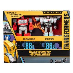 The Transformers: The Movie Buzzworthy Bumblebee Studio Series Action Figure 2-Pack 86-24BB Ironhide (Voyager Class) & 86-20BB Prowl (Deluxe Class) 9 The Transformers: The Movie Buzzworthy Bumblebee Studio Series Action Figure 2-Pack 86-24BB Ironhide (Voyager Class) & 86-20BB Prowl (Deluxe Class)