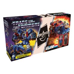 Transformers x G.I. Joe Action Figures Decepticon Soundwave Dreadnok Thunder Machine with Zarana & Zartan