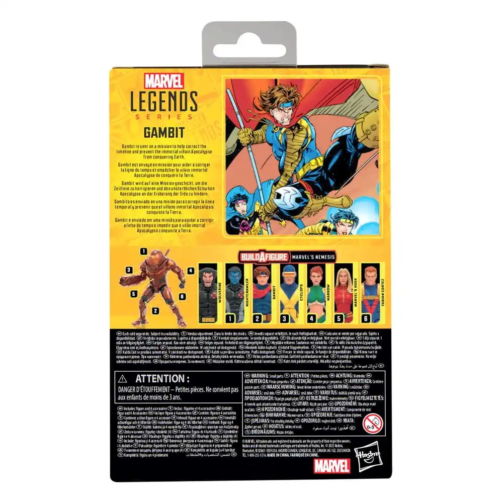 X-Men Marvel Legends Action Figur Gambit (BAF: Marvel's Nemesis) 15 cm 8 X-Men Marvel Legends Action Figur Gambit (BAF: Marvel's Nemesis) 15 cm - Bilde 8