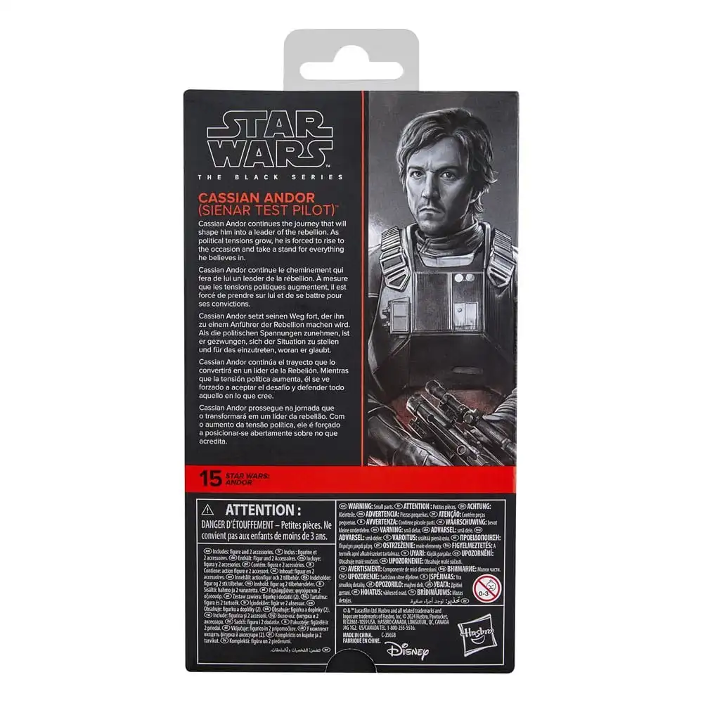 Star Wars: Andor Black Series Action Figure Cassian Andor (Sienar Test Pilot) 15 cm 3 Star Wars: Andor Black Series Action Figure Cassian Andor (Sienar Test Pilot) 15 cm - Bilde 3