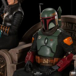 Iron Studios -Star Wars - The Mandalorian Deluxe Art Scale Statue 1/10 - Boba Fett & Fennec on Throne 19 Iron Studios -Star Wars - The Mandalorian Deluxe Art Scale Statue 1/10 - Boba Fett & Fennec on Throne