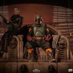 Iron Studios -Star Wars - The Mandalorian Deluxe Art Scale Statue 1/10 - Boba Fett & Fennec on Throne 18 Iron Studios -Star Wars - The Mandalorian Deluxe Art Scale Statue 1/10 - Boba Fett & Fennec on Throne