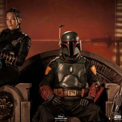Iron Studios -Star Wars - The Mandalorian Deluxe Art Scale Statue 1/10 - Boba Fett & Fennec on Throne 17 Iron Studios -Star Wars - The Mandalorian Deluxe Art Scale Statue 1/10 - Boba Fett & Fennec on Throne