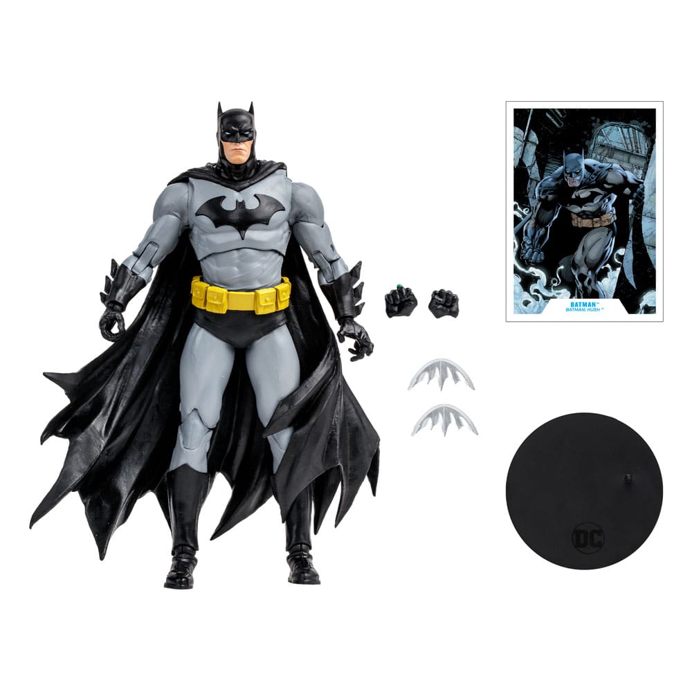 DC Multiverse Action Figure Batman (Hush)(Black/Grey) 18 cm 3 DC Multiverse Action Figure Batman (Hush)(Black/Grey) 18 cm - Bilde 3