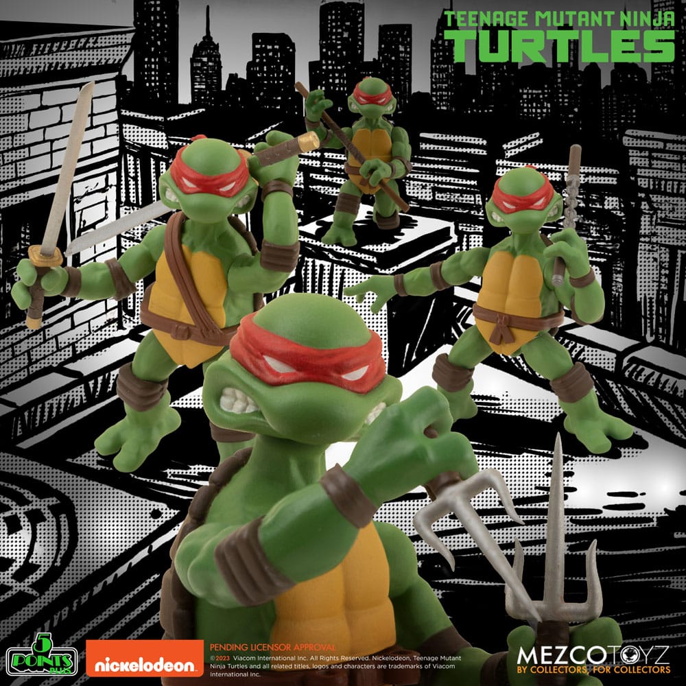 Teenage Mutant Ninja Turtles Action Figures Teenage Mutant Ninja Turtles Deluxe Set 8 cm 8 Teenage Mutant Ninja Turtles Action Figures Teenage Mutant Ninja Turtles Deluxe Set 8 cm - Bilde 8