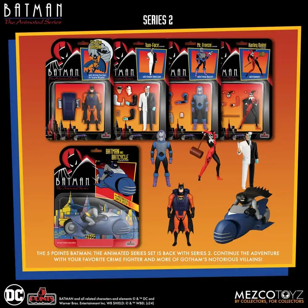 Batman: The Animated Series 2 5 Points Action Figures Deluxe Box Set 9 cm 1 Batman: The Animated Series 2 5 Points Action Figures Deluxe Box Set 9 cm