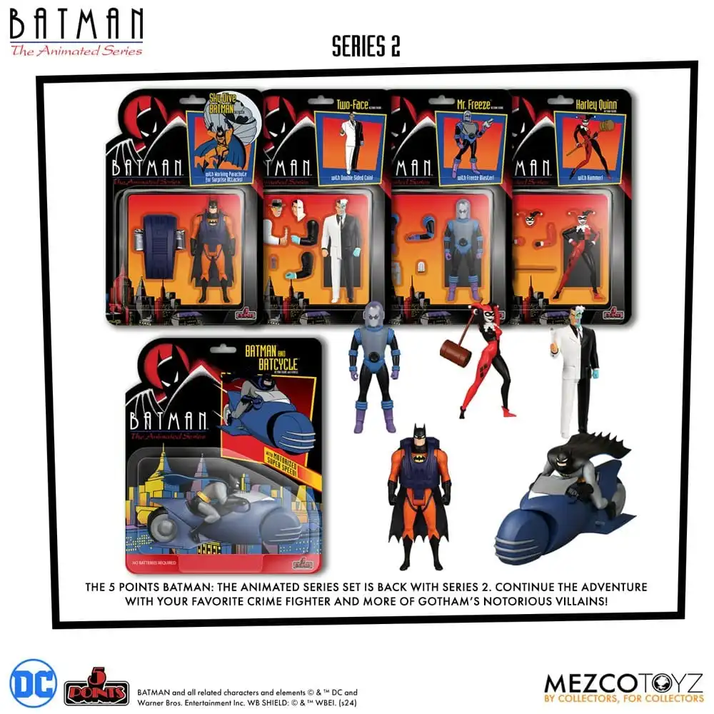 Batman: The Animated Series 2 5 Points Action Figures Deluxe Box Set 9 cm 2 Batman: The Animated Series 2 5 Points Action Figures Deluxe Box Set 9 cm - Bilde 2