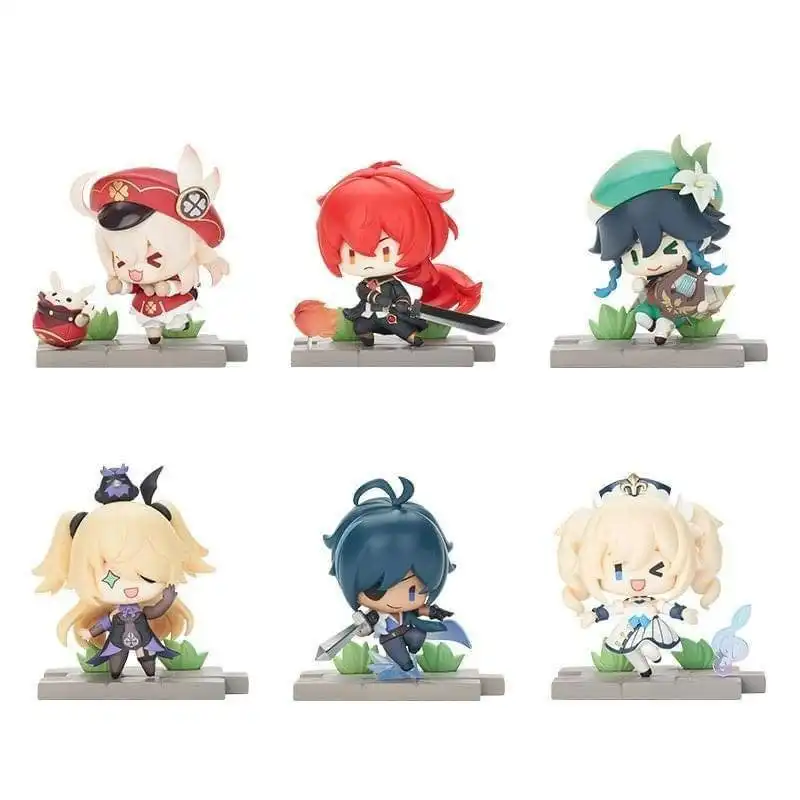 Genshin Impact Battle Scene Series Trading Figure Mondstadt Edition 5 cm 1 Genshin Impact Battle Scene Series Trading Figure Mondstadt Edition 5 cm