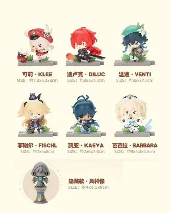 Genshin Impact Battle Scene Series Trading Figure Mondstadt Edition 5 cm 2 Genshin Impact Battle Scene Series Trading Figure Mondstadt Edition 5 cm - Bilde 2