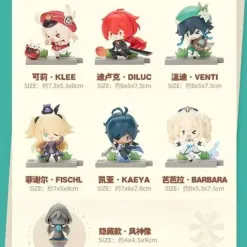 Genshin Impact Battle Scene Series Trading Figure Mondstadt Edition 5 cm 28 Genshin Impact Battle Scene Series Trading Figure Mondstadt Edition 5 cm