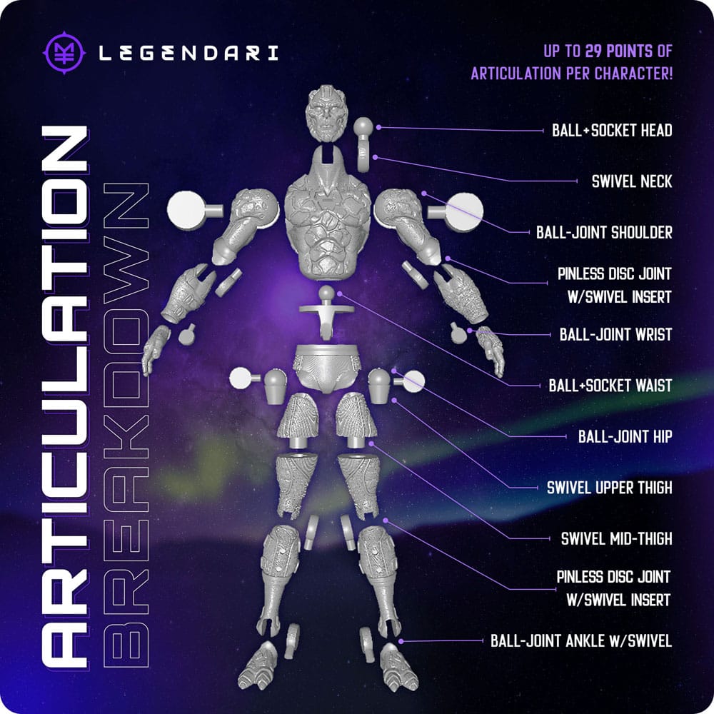 Legendari Actionfigur 1/10 Arcturus 18 cm 6 Legendari Actionfigur 1/10 Arcturus 18 cm - Bilde 6