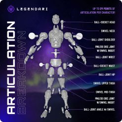 Legendari Actionfigur 1/10 Crimson Enforcer 18 cm 9 Legendari Actionfigur 1/10 Crimson Enforcer 18 cm