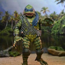 Universal Monsters x Teenage Mutant Ninja Turtles Scale Action Figure Leonardo as the Creature 18 cm
