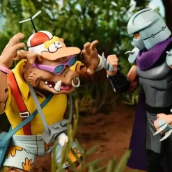 Teenage Mutant Ninja Turtles (Cartoon 1980) Action Figure 2 Pack Vacation Bebop and Rocksteady 18 cm - Bilde 10
