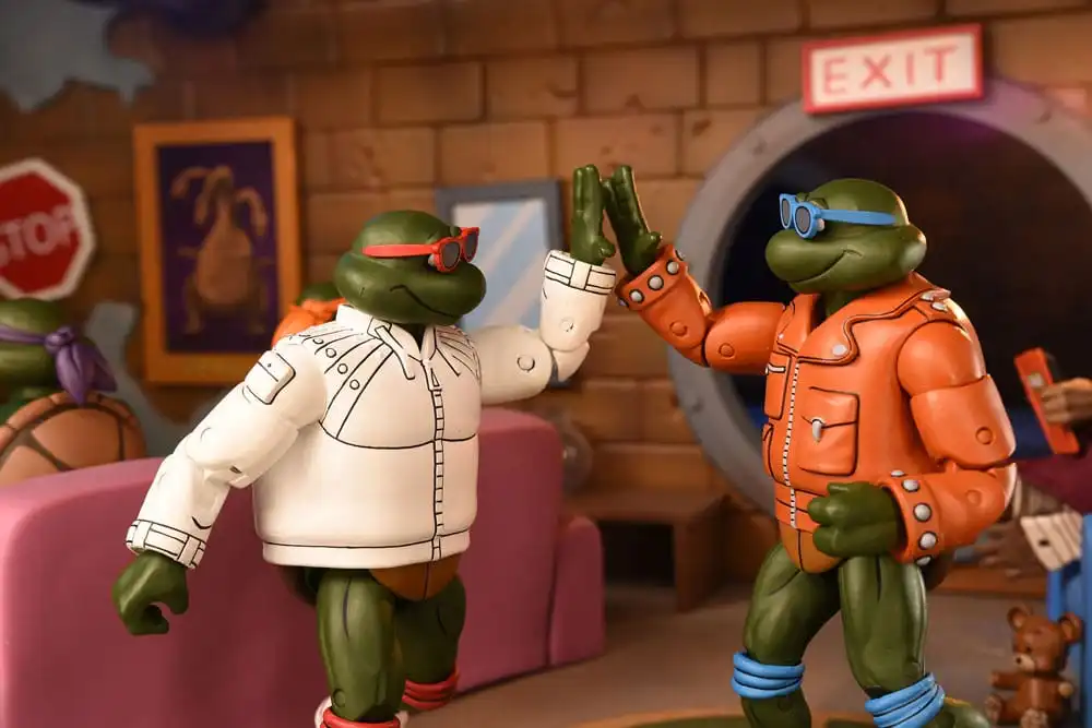 Teenage Mutant Ninja Turtles (Tegneserie) Actionfigur Punk Leo og Punk Raph 2-pakning 18 cm 14 Teenage Mutant Ninja Turtles (Tegneserie) Actionfigur Punk Leo og Punk Raph 2-pakning 18 cm - Bilde 14