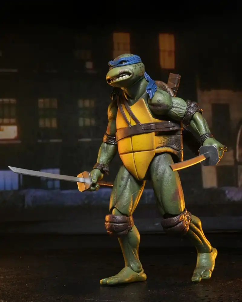 Teenage Mutant Ninja Turtles (1990 Movie) Action Figure Roof Top Battle Shredder vs Leo 18 cm 17 Teenage Mutant Ninja Turtles (1990 Movie) Action Figure Roof Top Battle Shredder vs Leo 18 cm - Bilde 17