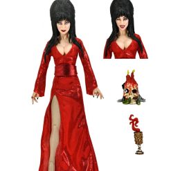 Elvira, Mistress of the Dark Clothed Action Figure Red, Fright, and Boo 20 cm