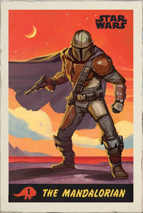 Star Wars - The Mandalorian Poster (61cm x 91cm) 1 Star Wars - The Mandalorian Poster (61cm x 91cm)