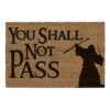 Lord of the Rings Dørmatte - "You Shall Not Pass" 60x40 cm