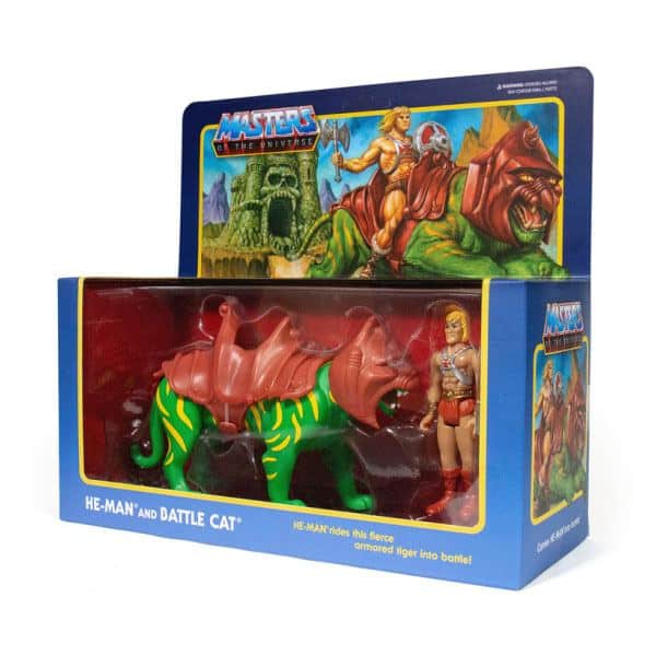Masters of the Universe ReAction Action Figure 2-Pack He-Man & Battlecat 10 cm 1 Masters of the Universe ReAction Action Figure 2-Pack He-Man & Battlecat 10 cm
