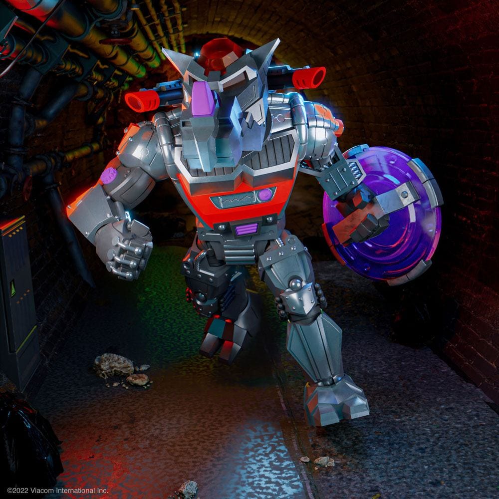 Teenage Mutant Ninja Turtles Ultimates Action Figure Robot Rocksteady 20 cm 3 Teenage Mutant Ninja Turtles Ultimates Action Figure Robot Rocksteady 20 cm - Bilde 3