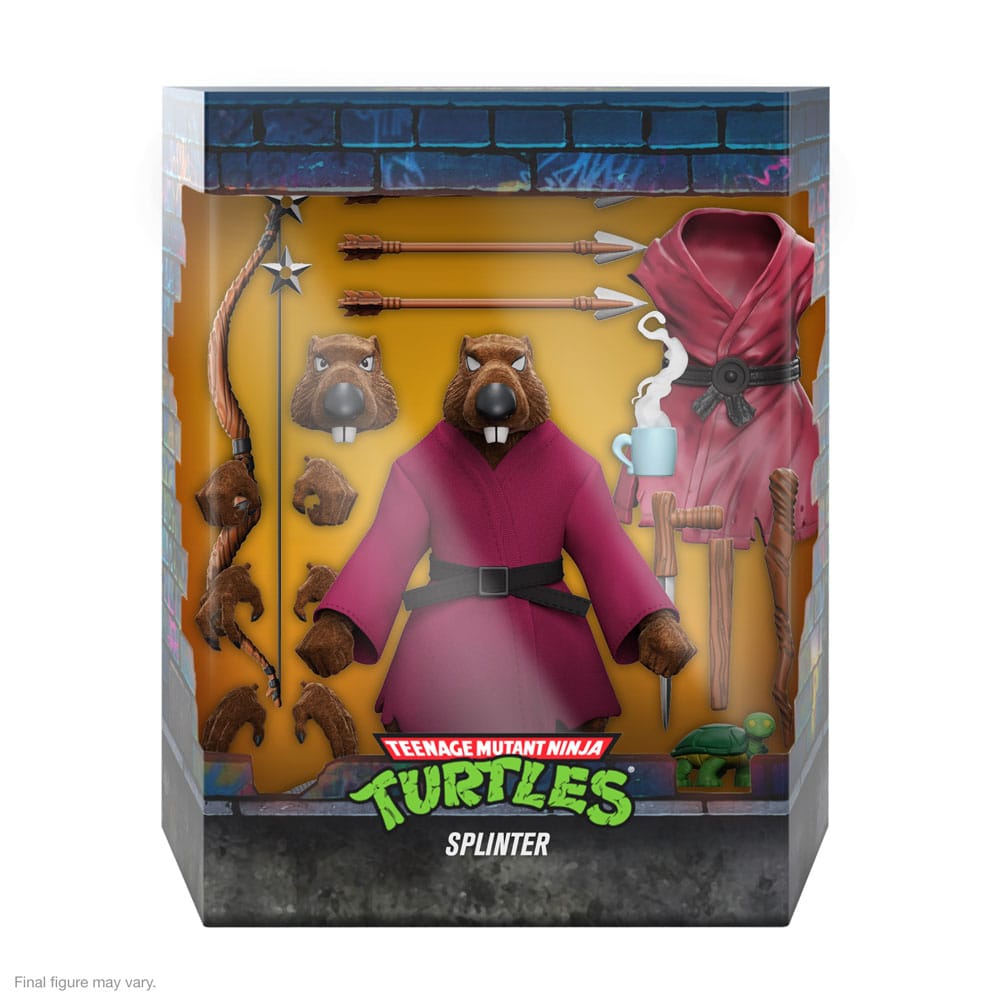 Teenage Mutant Ninja Turtles Ultimates Action Figure Splinter (Flocked) 18 cm 4 Teenage Mutant Ninja Turtles Ultimates Action Figure Splinter (Flocked) 18 cm - Bilde 4