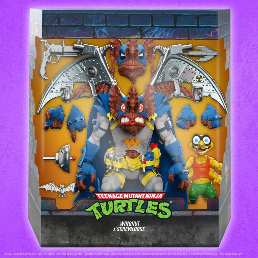 Teenage Mutant Ninja Turtles Ultimates Action Figure Wingnut & Screwloose 18 cm 6 Teenage Mutant Ninja Turtles Ultimates Action Figure Wingnut & Screwloose 18 cm - Bilde 6