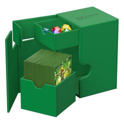Ultimate Guard Flip'n'Tray 100+ Xenoskin - Green 11 Ultimate Guard Flip'n'Tray 100+ Xenoskin - Green