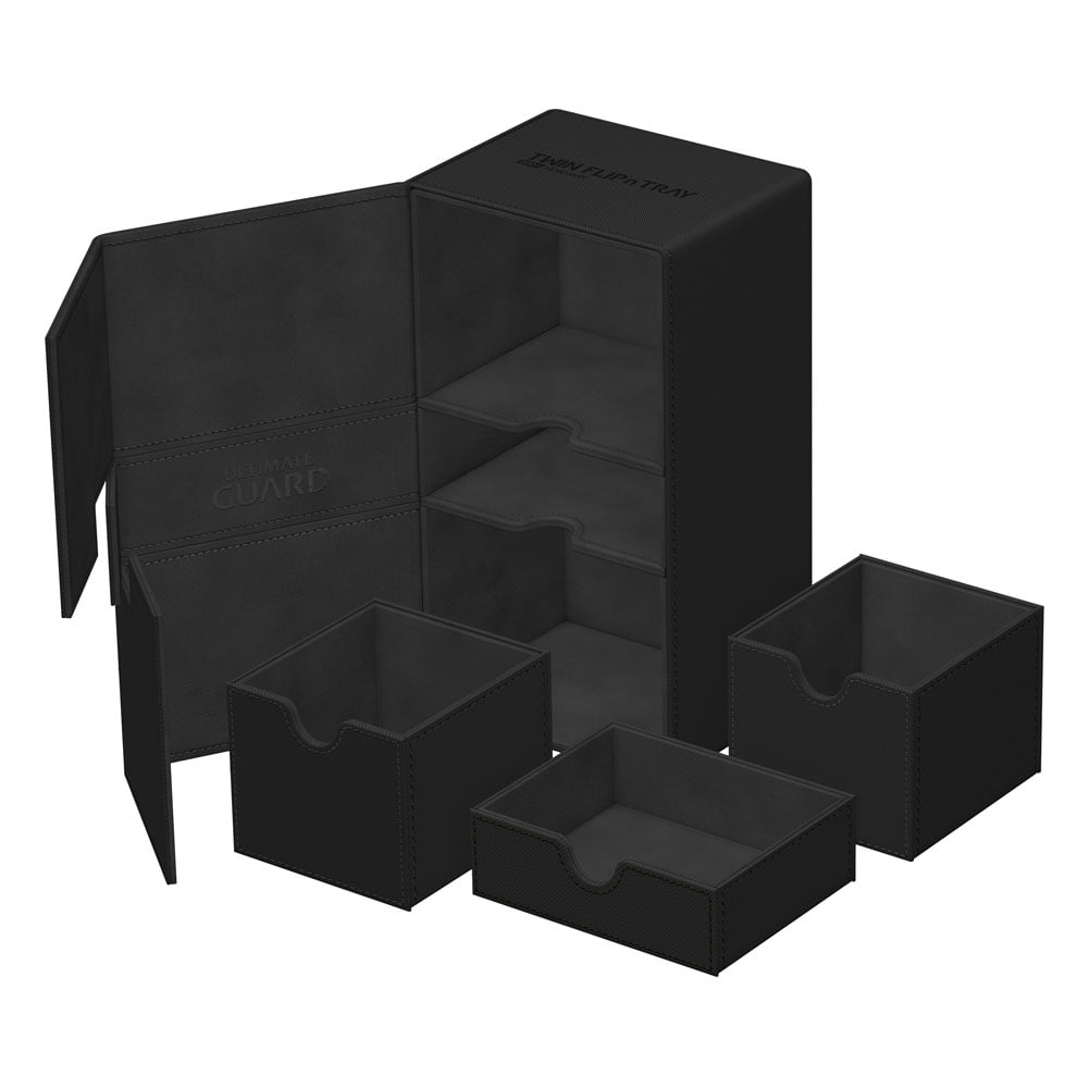 Ultimate Guard Twin Flip`n`Tray 200+ XenoSkin Monocolor Black 6 Ultimate Guard Twin Flip`n`Tray 200+ XenoSkin Monocolor Black - Bilde 6
